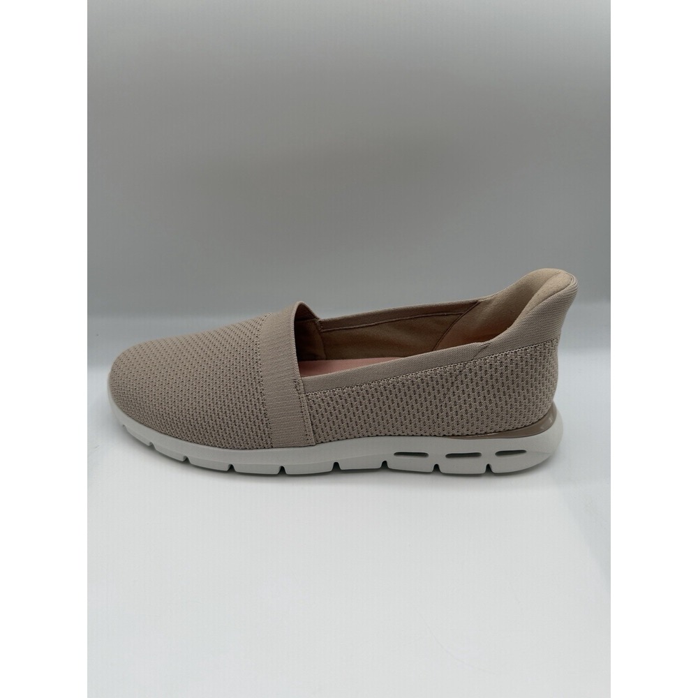 Easy Spirit Nilsa Denise Austin Slipon Sneaker, Women's 12 M, Beige Fabric, NWOB